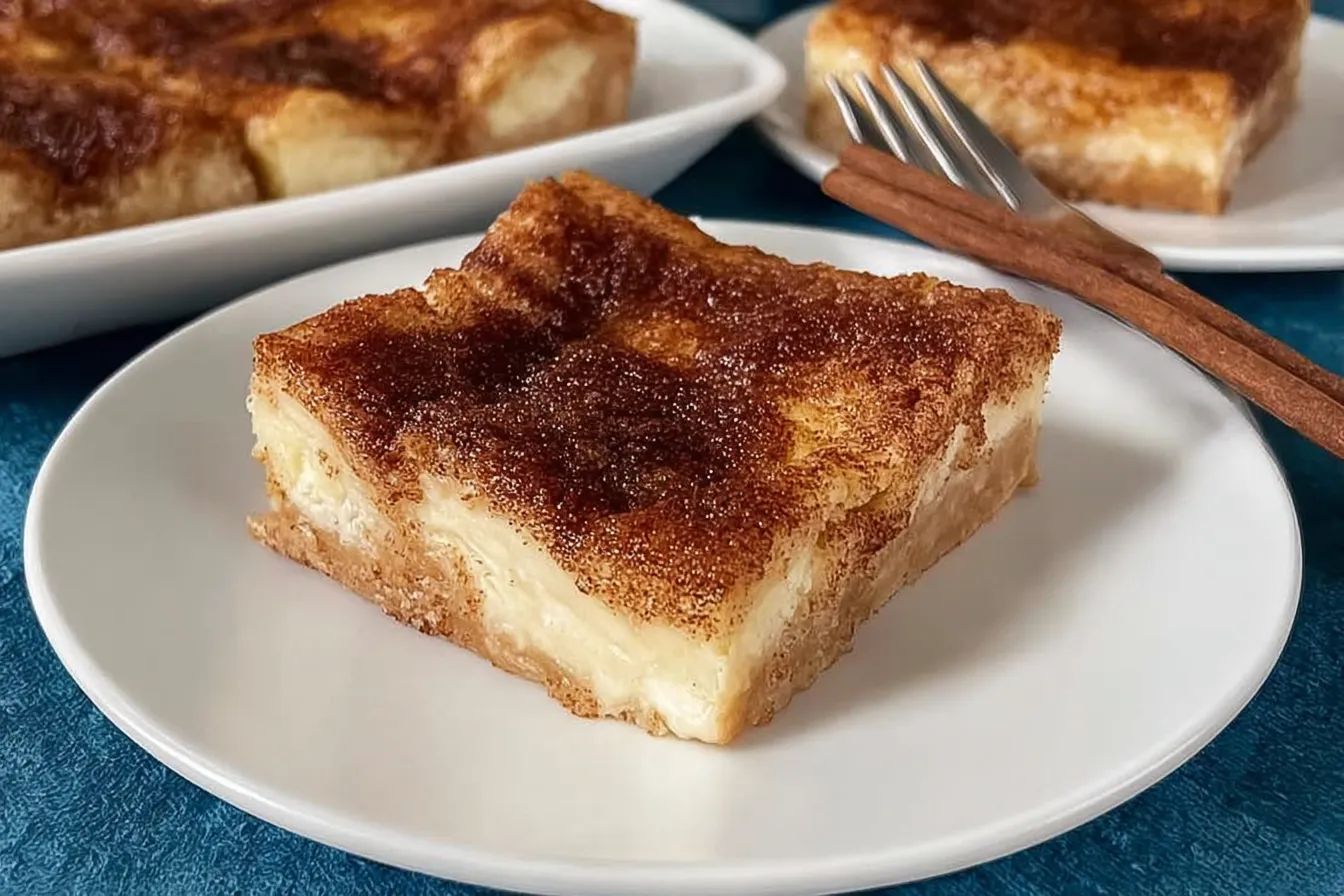 Easy Churro Cheesecake Bars