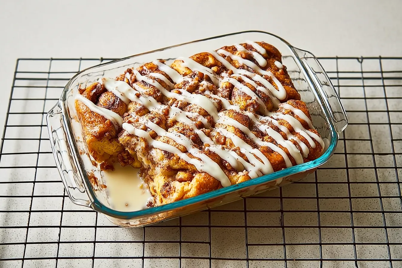 Easy Cinnamon Roll Casserole: A Delightful Breakfast Treat 3 Easy Cinnamon Roll Casserole Freshly Baked