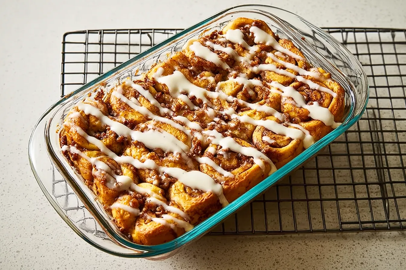 Easy Cinnamon Roll Casserole