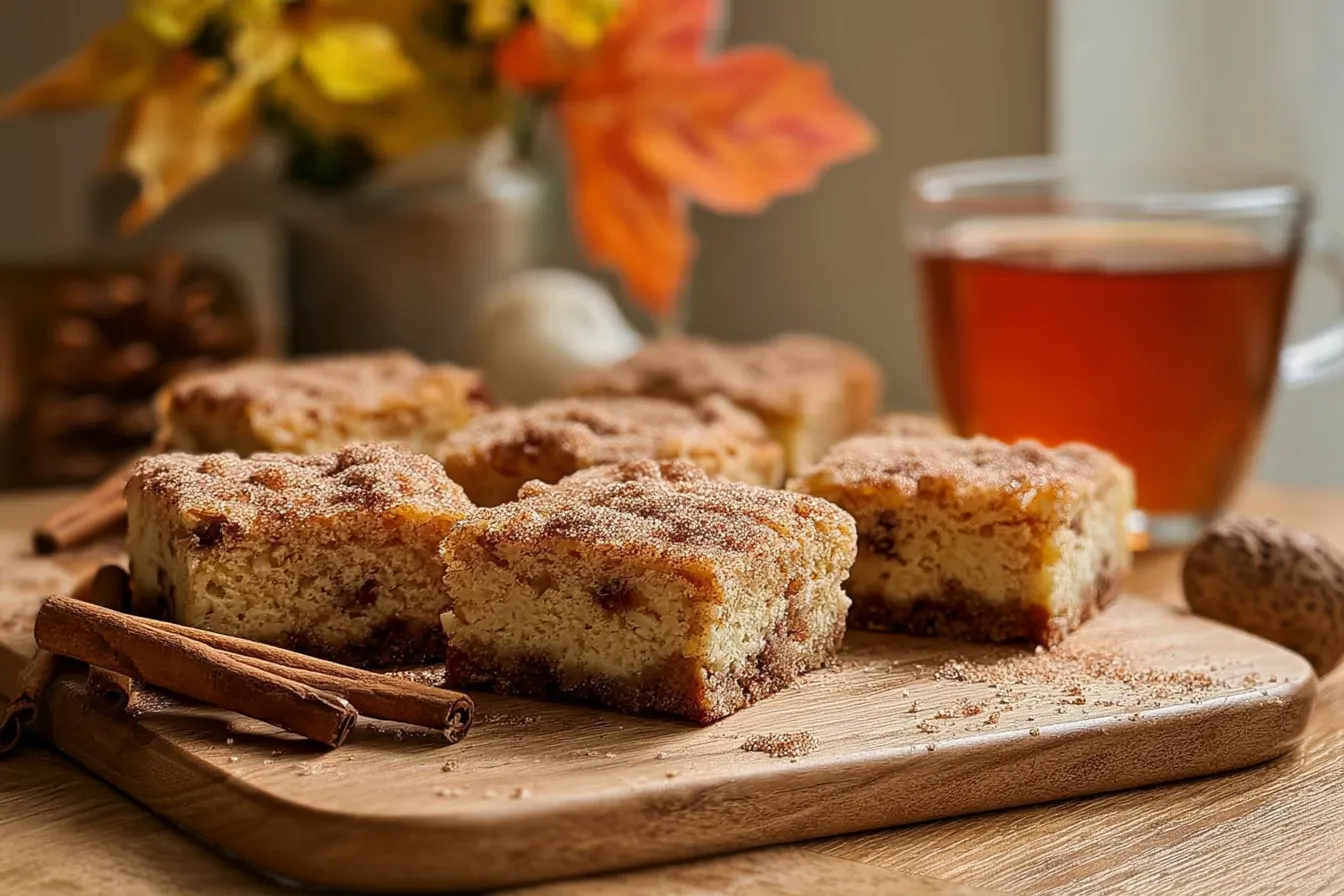 Easy Cinnamon Sugar Blondies – Sweet Fall Treat