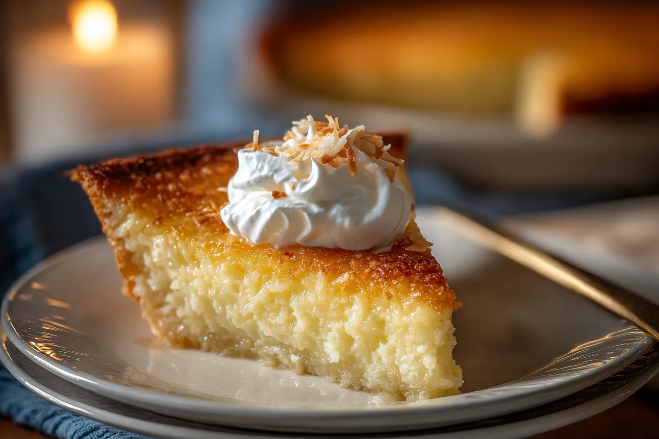 Easy Coconut Rum Pie: A Delicious Treat for Any Occasion 3 Easy Coconut Rum Pie Freshly Baked