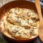 Delicious Easy Cream Cheese Chicken Plated Up