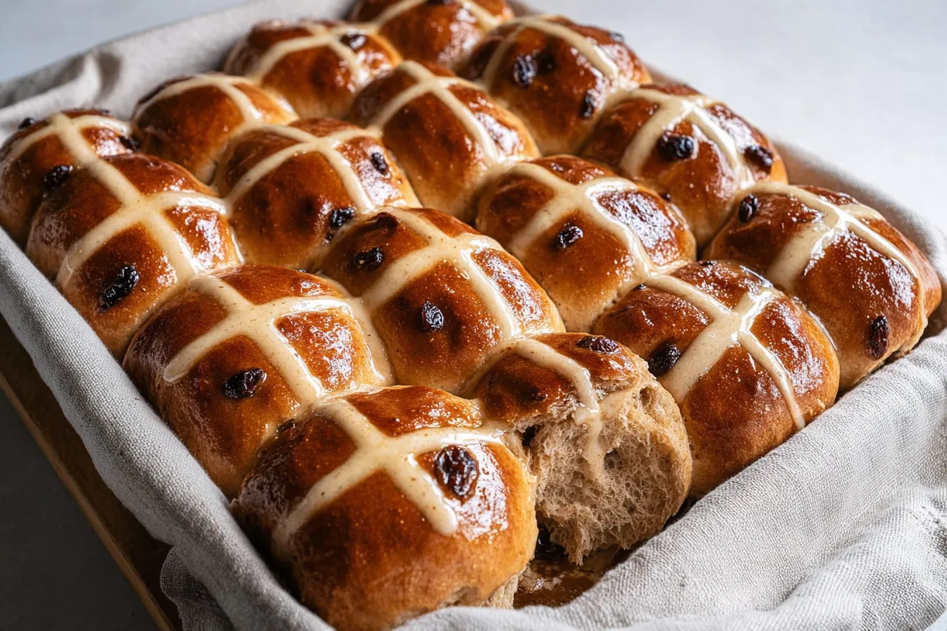 Easy Hot Cross Buns