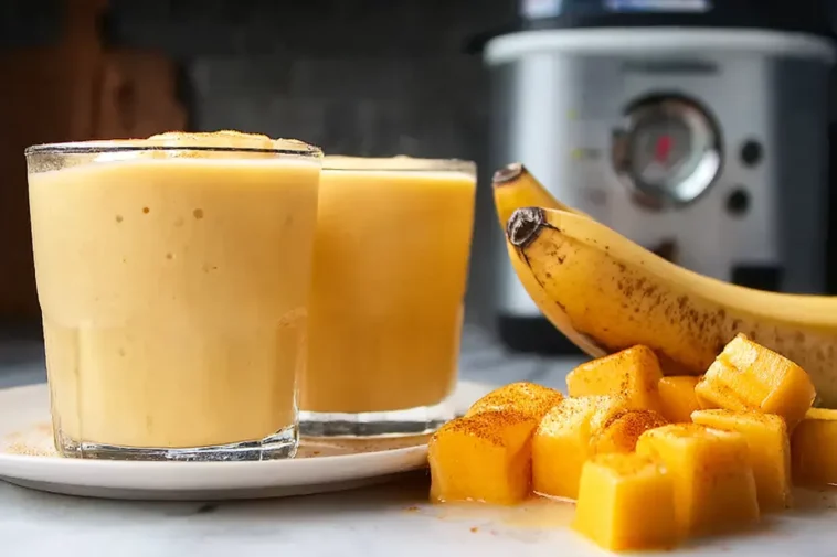 Easy Mango Banana Smoothie - Refreshing and Nutritious