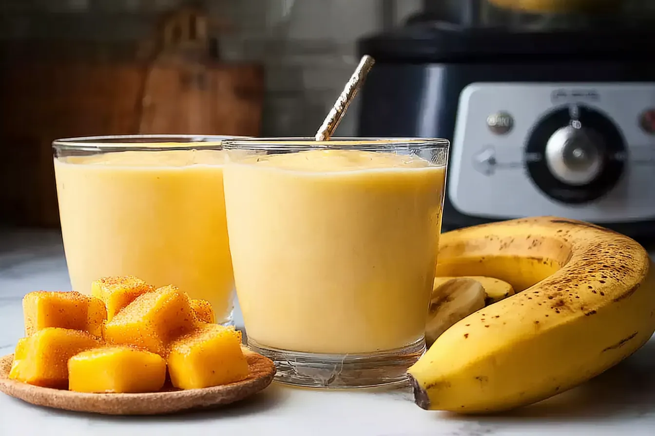 Easy Mango Banana Smoothie