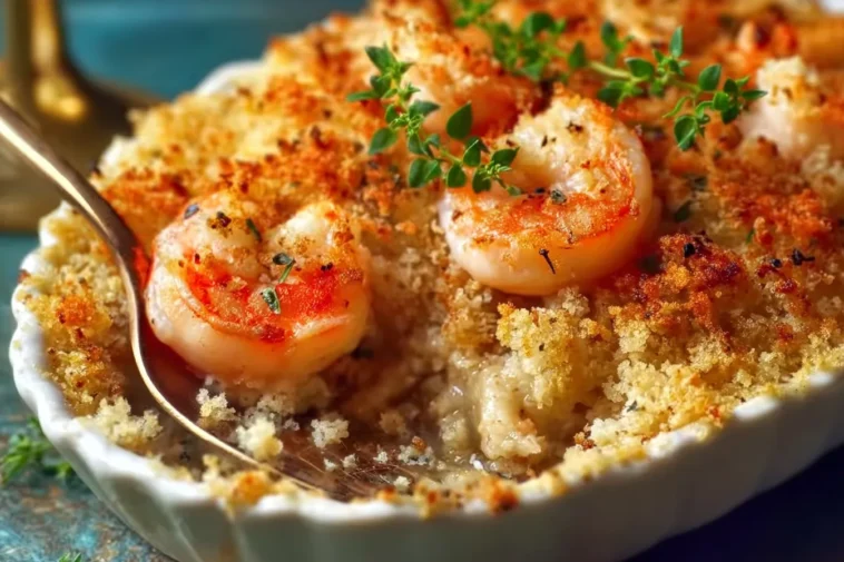 Delicious Easy Shrimp Casserole Ready to Serve