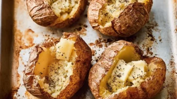 Delicious English Jacket Potatoes Ready to Serve