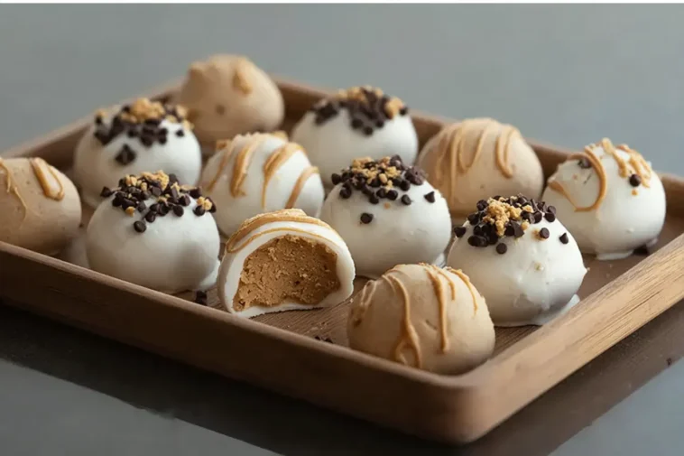 Frozen Greek Yogurt Peanut Butter Bites Ready to Enjoy