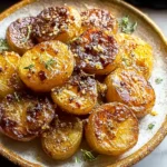 Garlic-Parmesan Melting Potatoes Close-Up