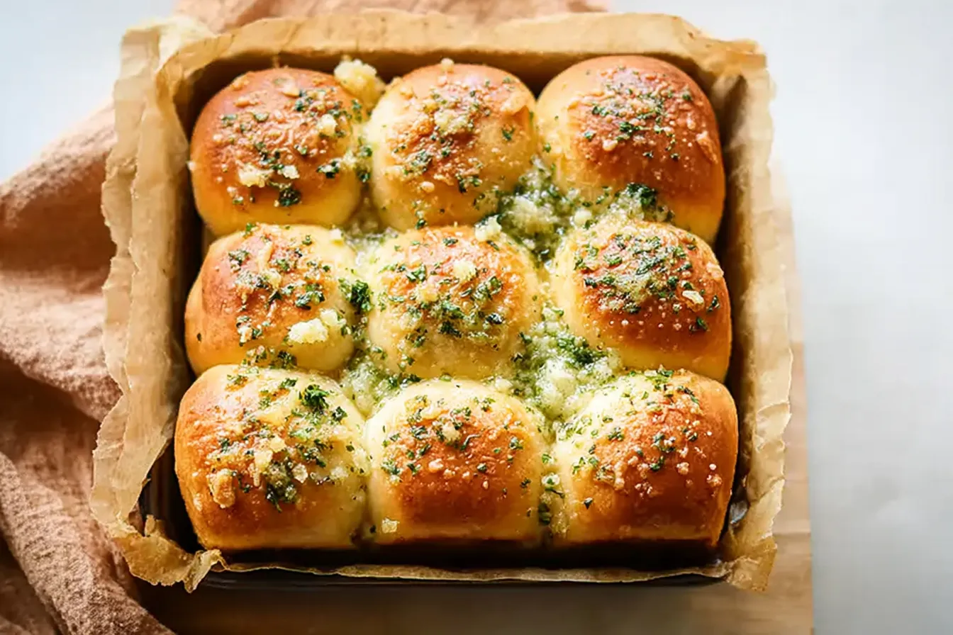 Garlic Parmesan Pull-Apart Rolls