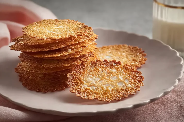Grandma's Lace Cookies Fresh Out of the Oven