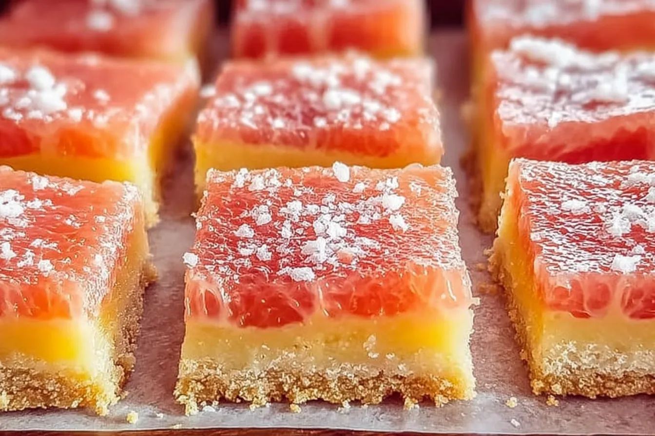 Grapefruit Bars