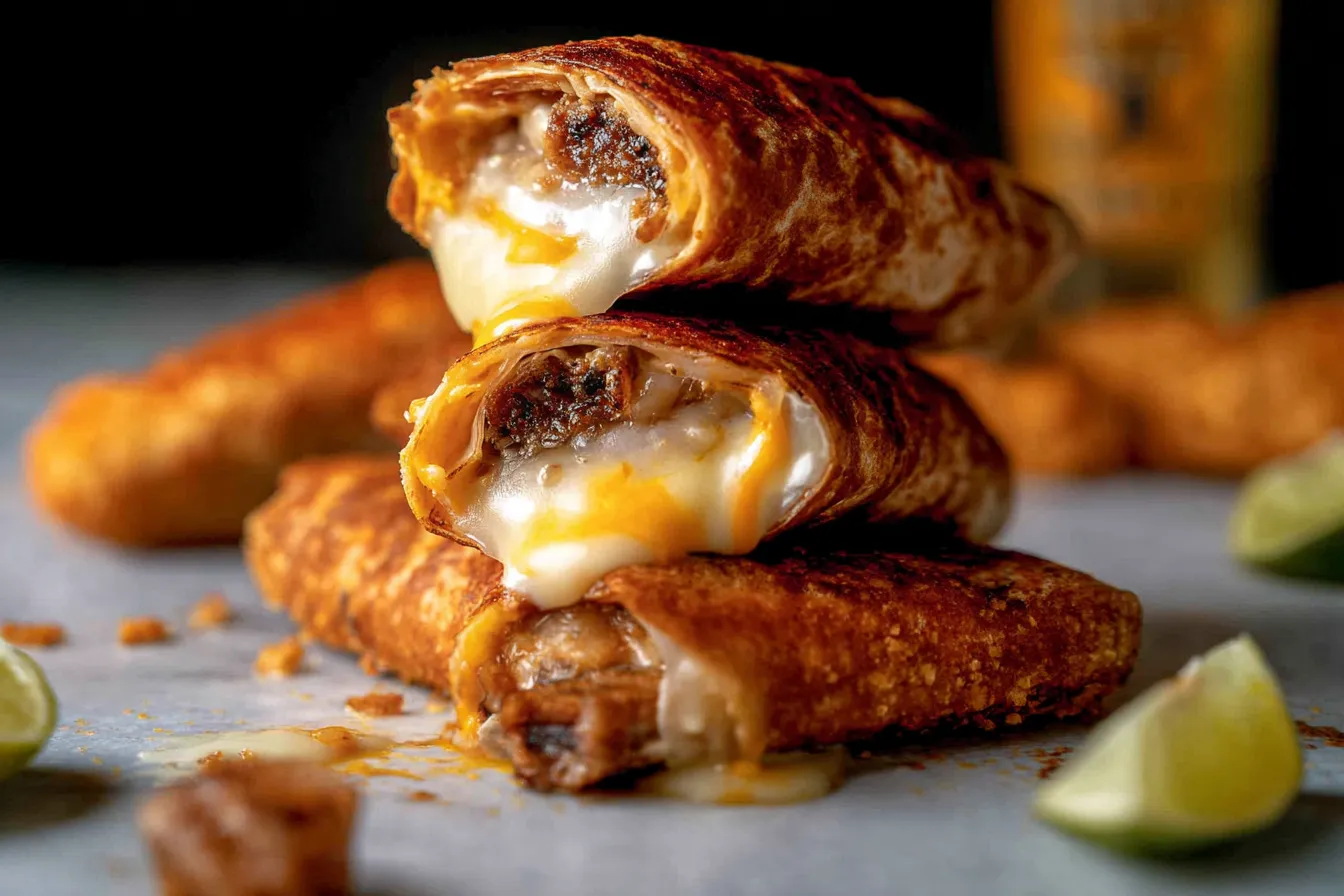 Grilled Cheese Burrito: A Cheese Lover's Dream Delight 3 Grilled Cheese Burrito - Cheesy Deliciousness on a Plate