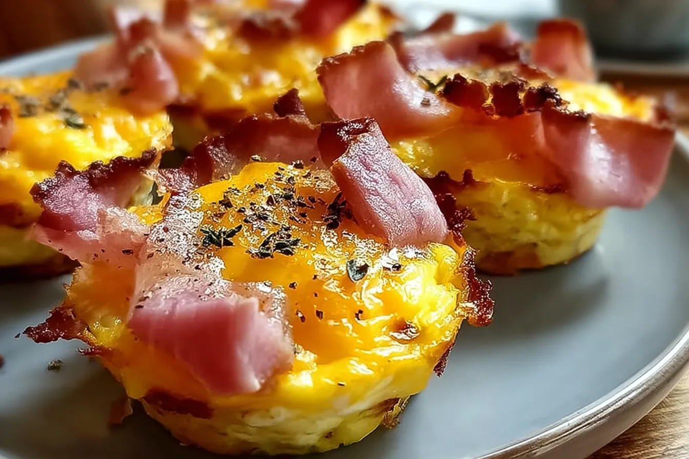 Ham and Eggs Cups