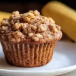 Healthy Banana Oatmeal Muffins Freshly Baked
