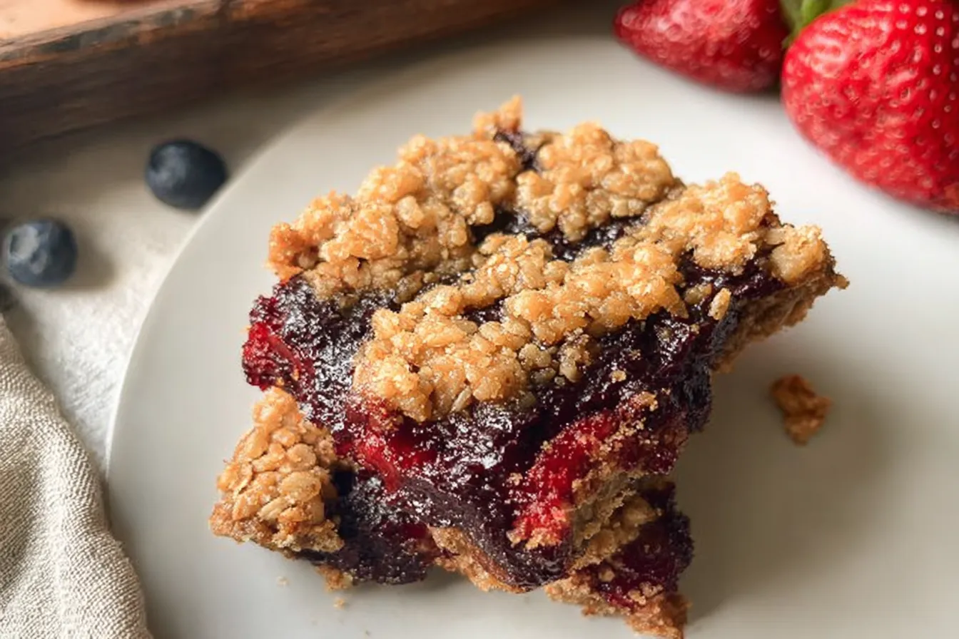 Healthy Oatmeal Bars Breakfast (Gluten Free + Vegan)