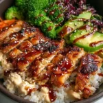 Healthy Sticky Chicken Bowls - A Delicious Dinner Idea