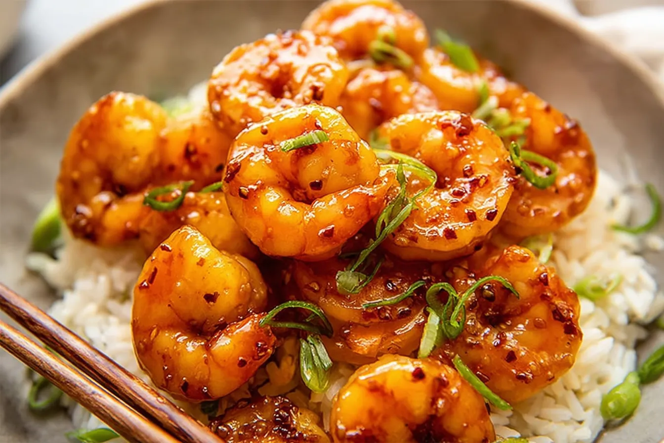 High-Protein Honey Garlic Shrimp