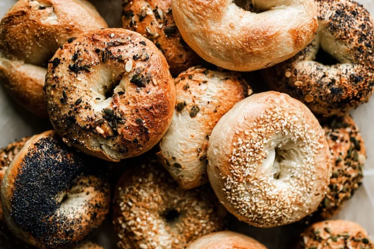 Homemade Bagels Freshly Baked