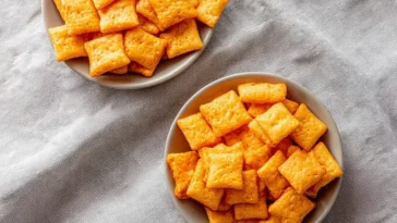 Homemade Cheez-Its Fresh Out of the Oven