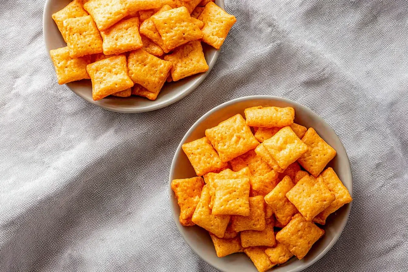 Homemade Cheez-Its: The Cheesiest Snack You'll Love 3 Homemade Cheez-Its Fresh Out of the Oven