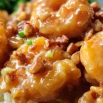 Honey Walnut Shrimp on a White Plate