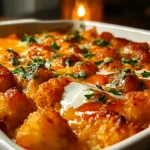 Irresistible Buffalo Chicken Tater Tot Bake: Comfort in Every Bite 15 Irresistible Buffalo Chicken Tater Tot Bake Freshly Served