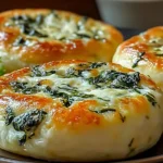 Irresistibly Easy Spinach Cottage Cheese Flagels Freshly Baked