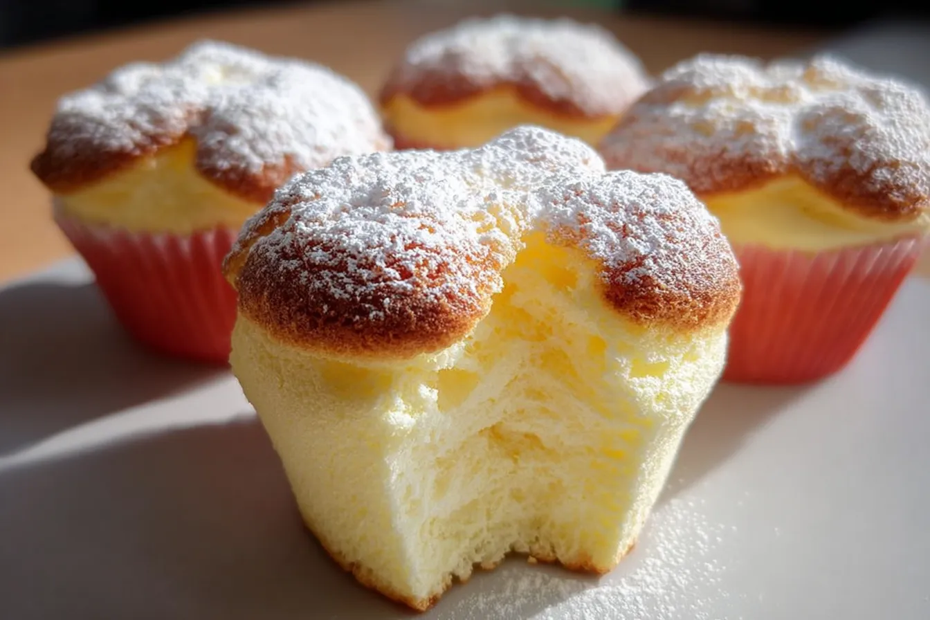 Japanese Cotton Cheesecake Cupcakes