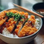 Delicious Japanese Katsu Bowls with Tonkatsu Sauce