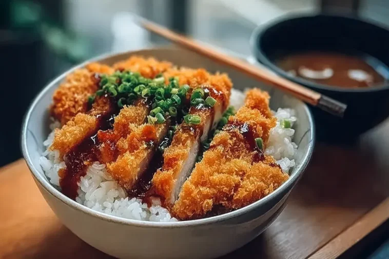 Delicious Japanese Katsu Bowls with Tonkatsu Sauce