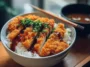 Delicious Japanese Katsu Bowls with Tonkatsu Sauce