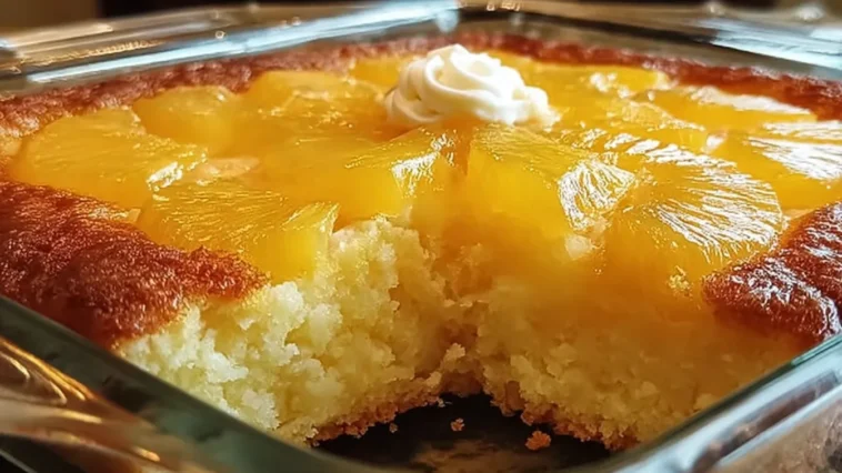 Juicy Pineapple Heaven Cake – A Tropical Delight