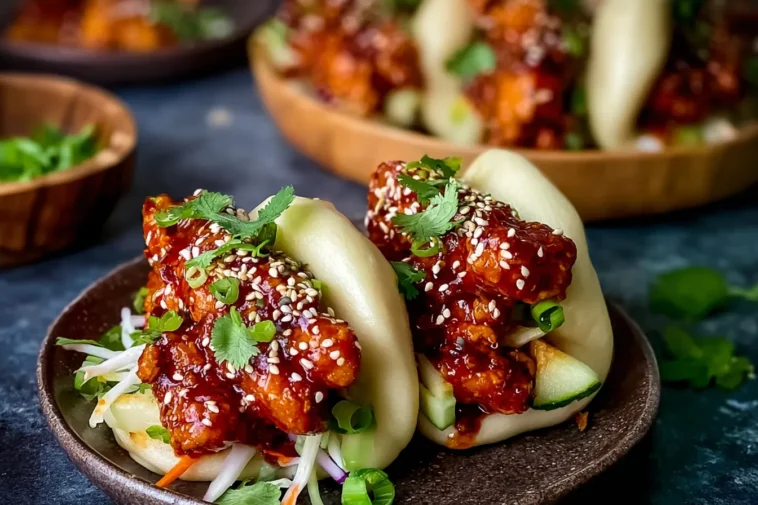 Korean Chicken Bao: Tender Chicken in Fluffy Buns