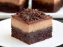 Delicious Layered Chocolate Mousse Brownies for Valentine’s Day