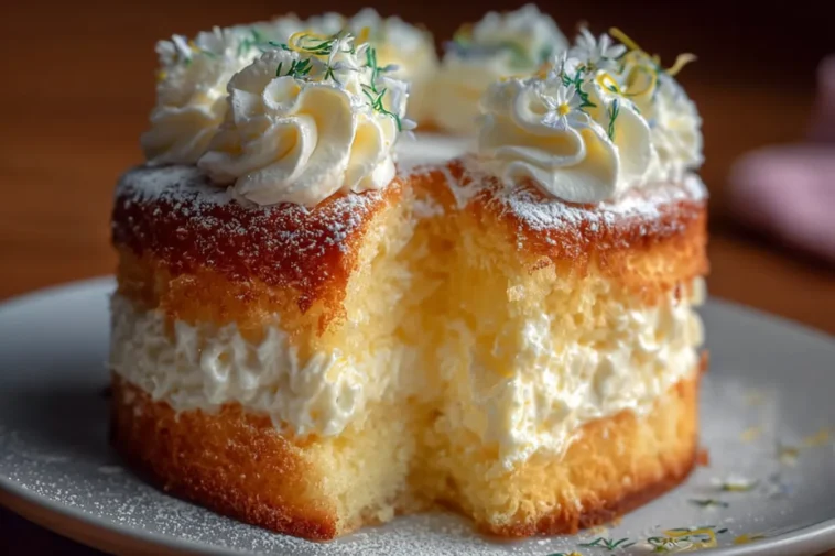 Delicious Lemon Cloud Cake for Spring Celebrations