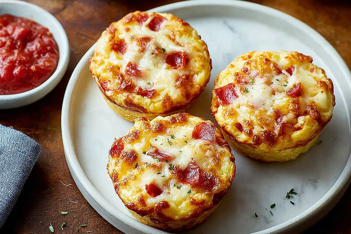 Lunchbox Pizza Muffins (Freezer-Friendly and Kid-Approved) 3 Lunchbox Pizza Muffins Fresh Out of the Oven