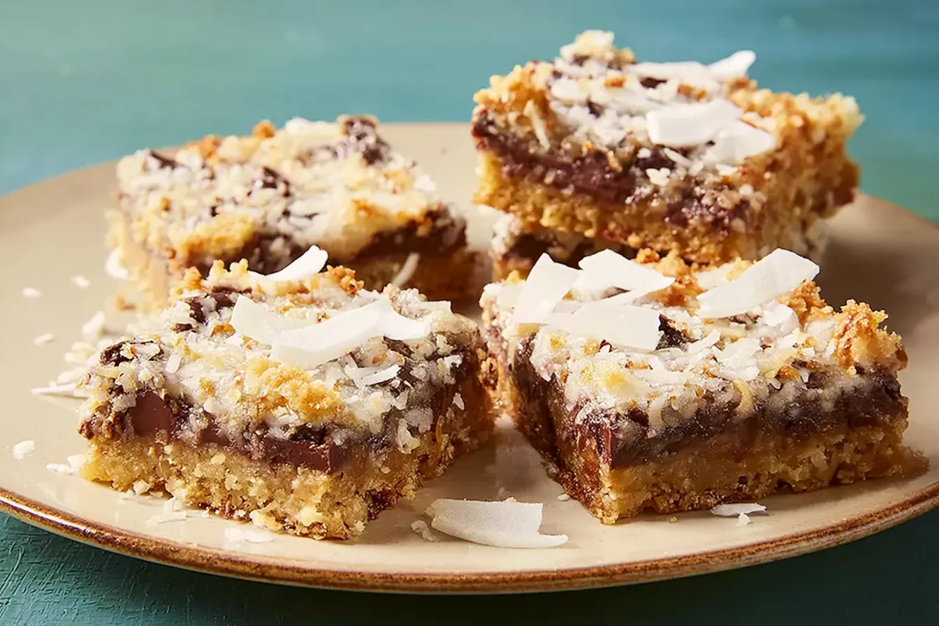 Magic Cookie Bars from EAGLE BRAND: Irresistibly Delicious! 3 Magic Cookie Bars from EAGLE BRAND - Deliciously Chewy Treats