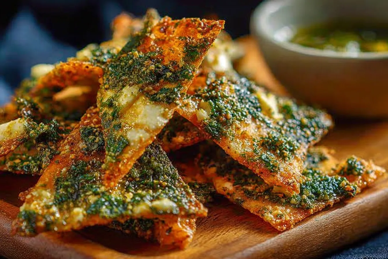 Mediterranean Spinach and Feta Crisps Recipe | Delicious Snack 3 Mediterranean Spinach and Feta Crisps Freshly Baked