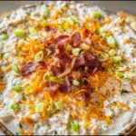 Delicious Million Dollar Crack Dip Ready to Serve