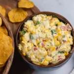 Out-of-this-World Corn Dip Served in a Colorful Bowl