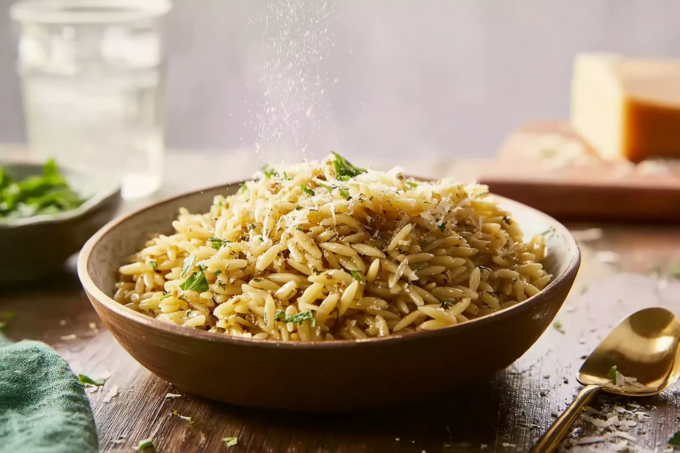 Parmesan Garlic Orzo