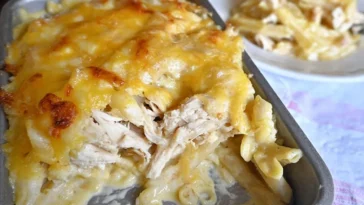 Delicious Paula Deen’s Amazing Chicken Casserole Served Hot