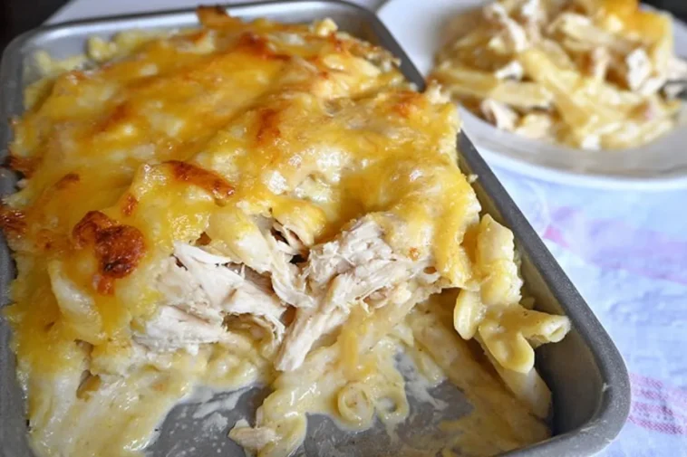 Delicious Paula Deen’s Amazing Chicken Casserole Served Hot