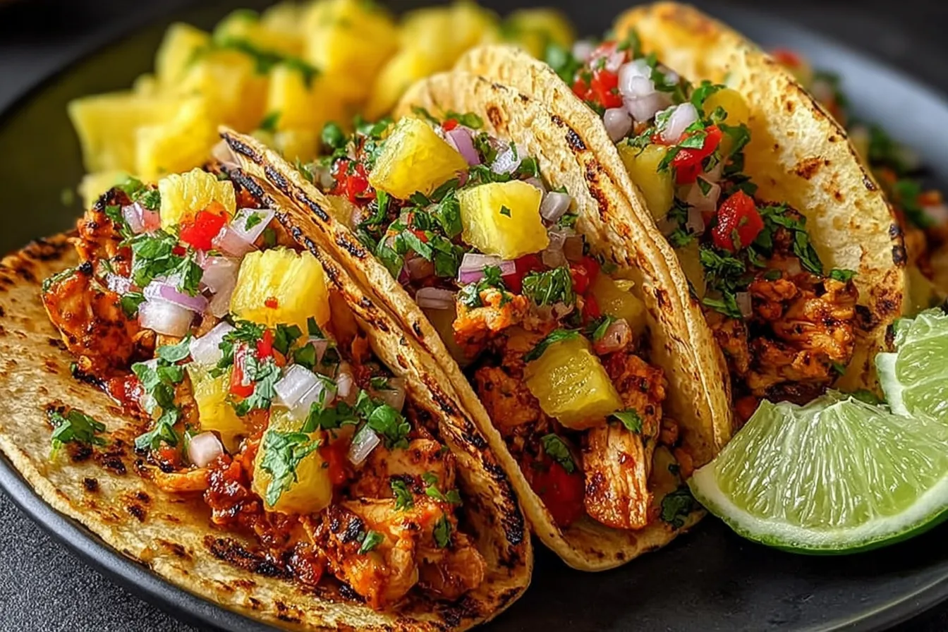 Pineapple Chicken Tacos: A Delicious & Easy Recipe