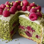 Pistachio Raspberry Cake - A Feast for the Eyes and Palate