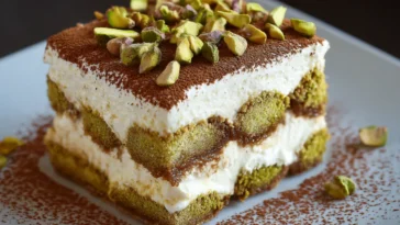 Pistachio Tiramisu: Creamy Layers of Delight