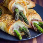 Prosciutto Asparagus Puff Pastry Bundles Freshly Baked