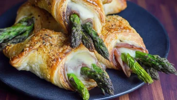 Prosciutto Asparagus Puff Pastry Bundles Freshly Baked