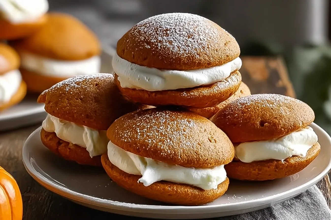 Pumpkin Cream Whoopie Pies